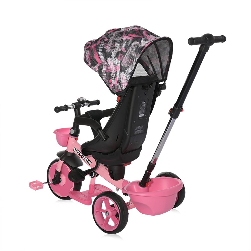 Lorelli Tricikl Voyage, Pink Grunge slika 6