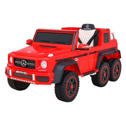 Licencirani auto na akumultor Mercedes G63 6x6 AMG - crveni slika 2