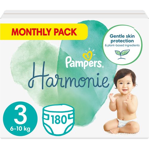 Pampers Harmonie Premium Cotton Pelene, Mjesečno pakiranje XXL slika 1