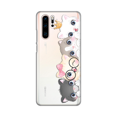 Torbica Silikonska Print Skin za Huawei P30 Pro Cats slika 1