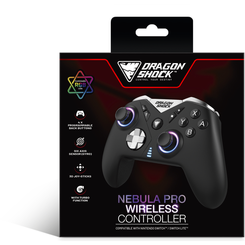 DRAGONSHOCK NEBULA PRO WIRELESS CONTROLLER BLACK SWITCH slika 6