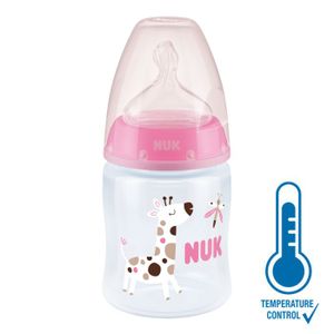 NUK Flašica First Choice+ sa indikatorom temperature 150ml 0-6mj, Žirafa