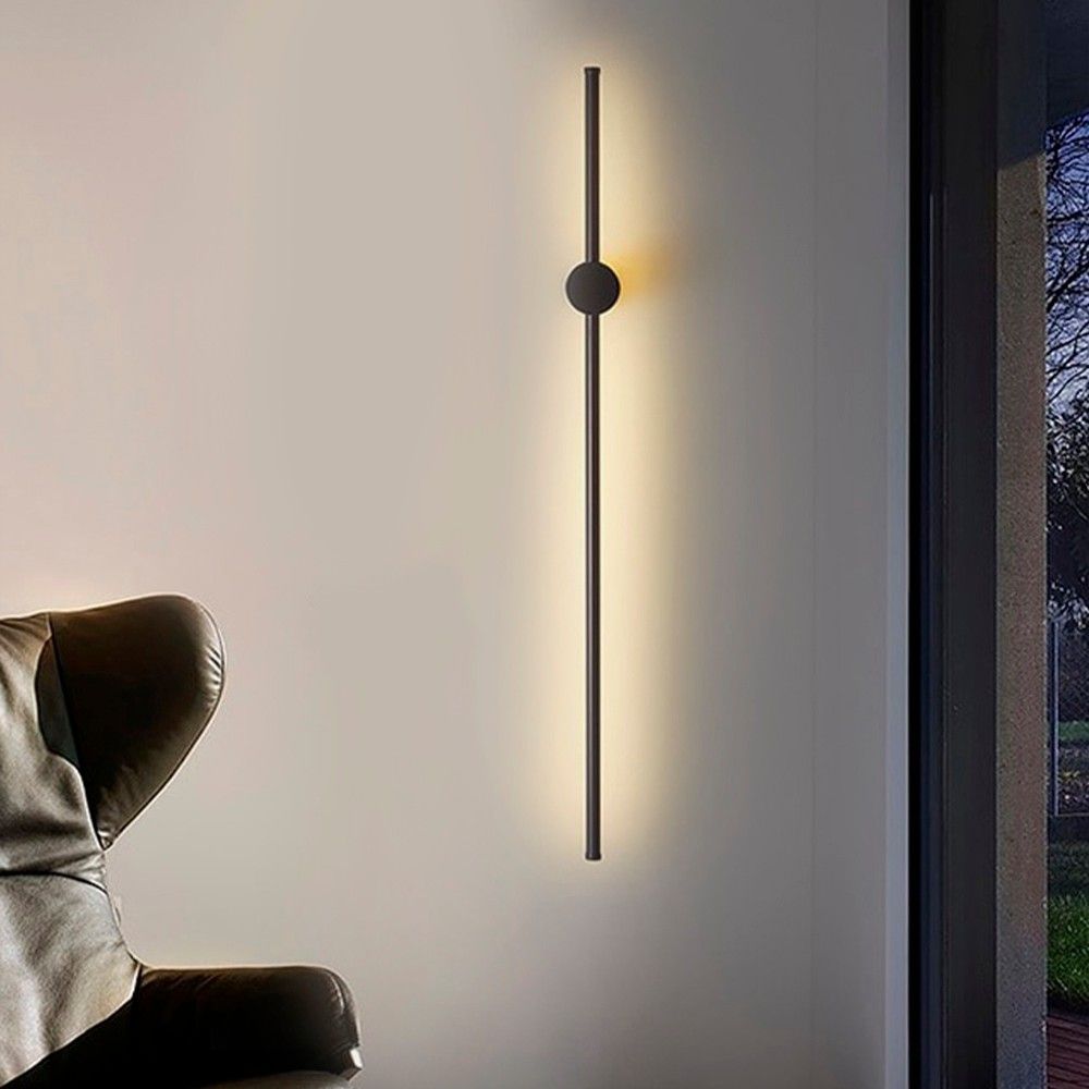 L1174 - Crna Zidna Lampa slika 1