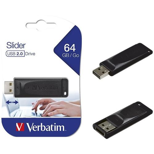 USB 64GB 2.0 Verbatim Store'n'Go Slider V098698 slika 1