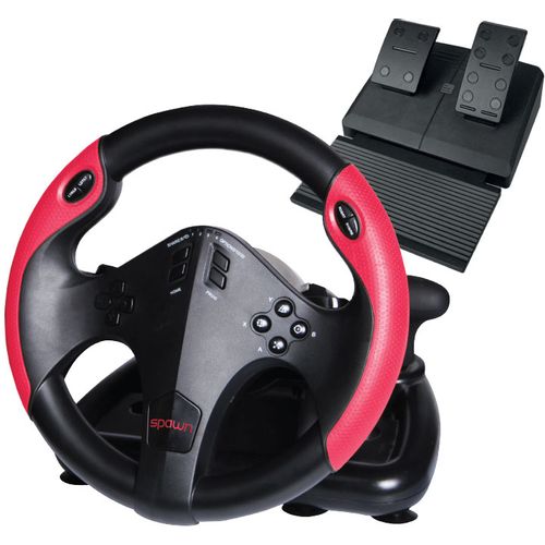 SPAWN MOMENTUM RACING WHEEL FOR PC, PS3, PS4, X360, XONE, SWITCH slika 1