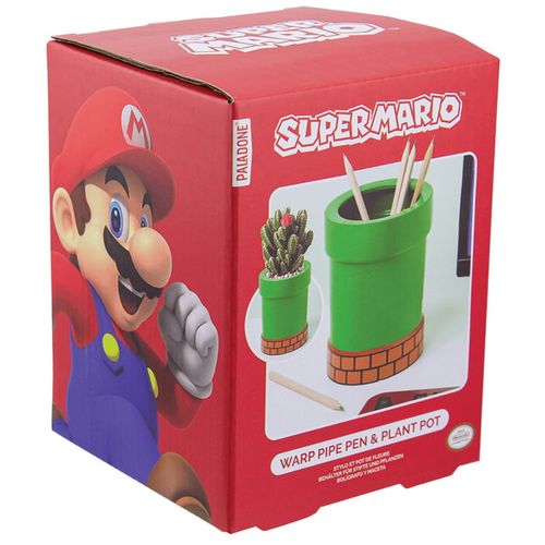 Super Mario Pipe Plant & Pen Pot slika 3