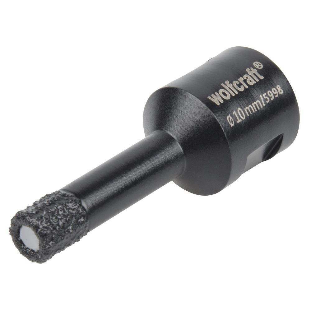 Wolfcraft Kruna Dijamantna Za Pločice "Ceramic" fi 10 / 35 mm M14 Suho Bušenje - 5998000 slika 1