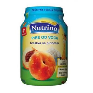 Nutrino pire od voća breskva i riža 190g