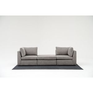 Atelier Del Sofa Kutna garnitura, Mottona Mini Corner Sofa - Light Grey