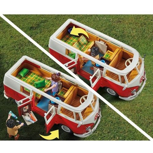 Set za Igru Vozila Playmobil 70176 Volkswagen T1 Bus Crvena slika 3