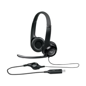 Logitech slušalice H390 žične USB noise canceling mic 1 9m crna