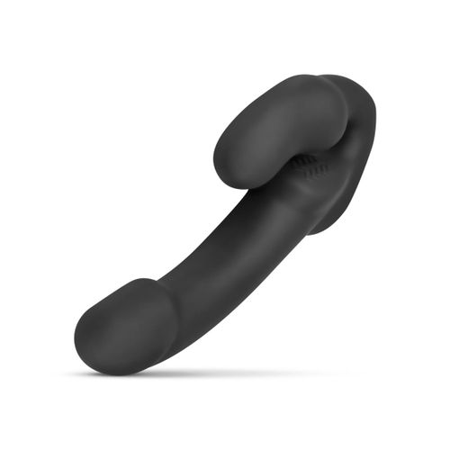 Strap on dildo bez pojasa No-Parts - Morgan, 22 cm, crni slika 10