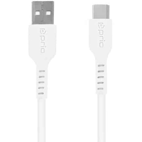 Prio High-Speed Charge & Sync USB C na USB A kabel 3A 0,25 m bijeli slika 2