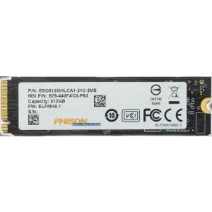 PHISON - Bulk / 2280 SSD M.2 NVMe 512GB 