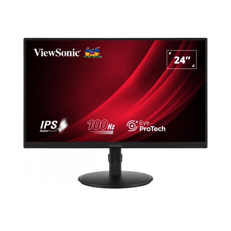 Viewsonic Monitor ViewSonic 23.8″ VG2408A, FHD, IPS, 100Hz, VGA, HDMI, DP, zvučnici image