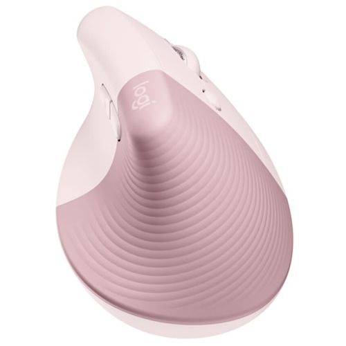 LOGITECH Lift Vertical Ergonomic Wireless miš roze slika 2