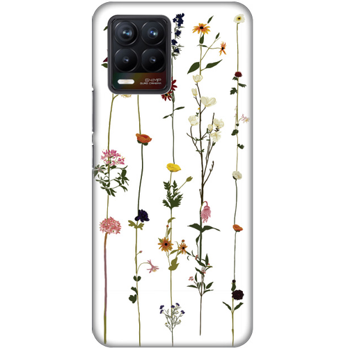 Torbica Silikonska Print Skin za Realme 8 4G/8 Pro Flower slika 1