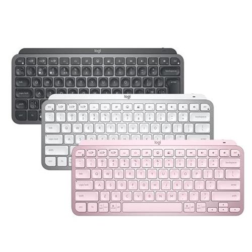 Logitech MX Keys Mini Wireless Illuminated Keyboard - Rose - US slika 3