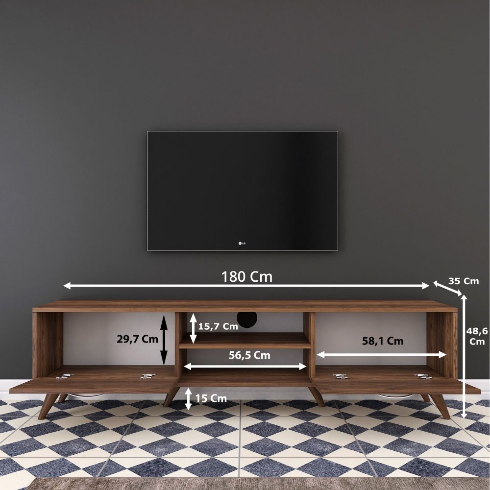 Hanah Home TV stalak A9 - 221, nijansa oraha slika 11