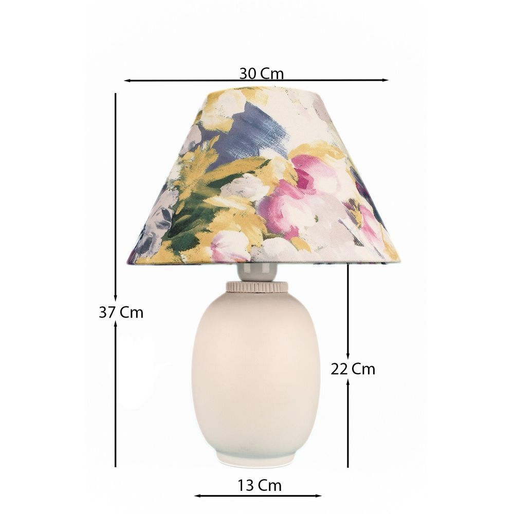 BK023 Bijela Stolna Lampa slika 3