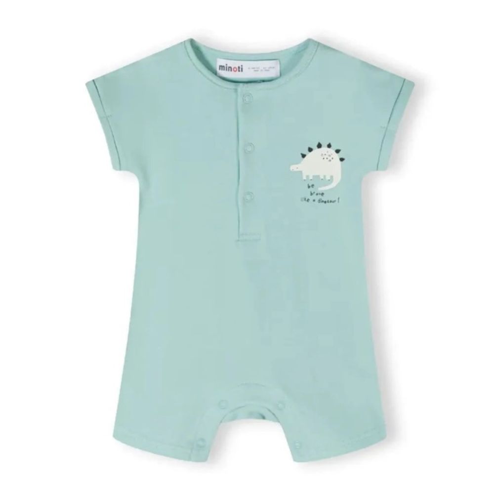 Minoti Bodi sa kratkim rukavima za bebe - Mint, 18-24 mj - 2kom slika 5