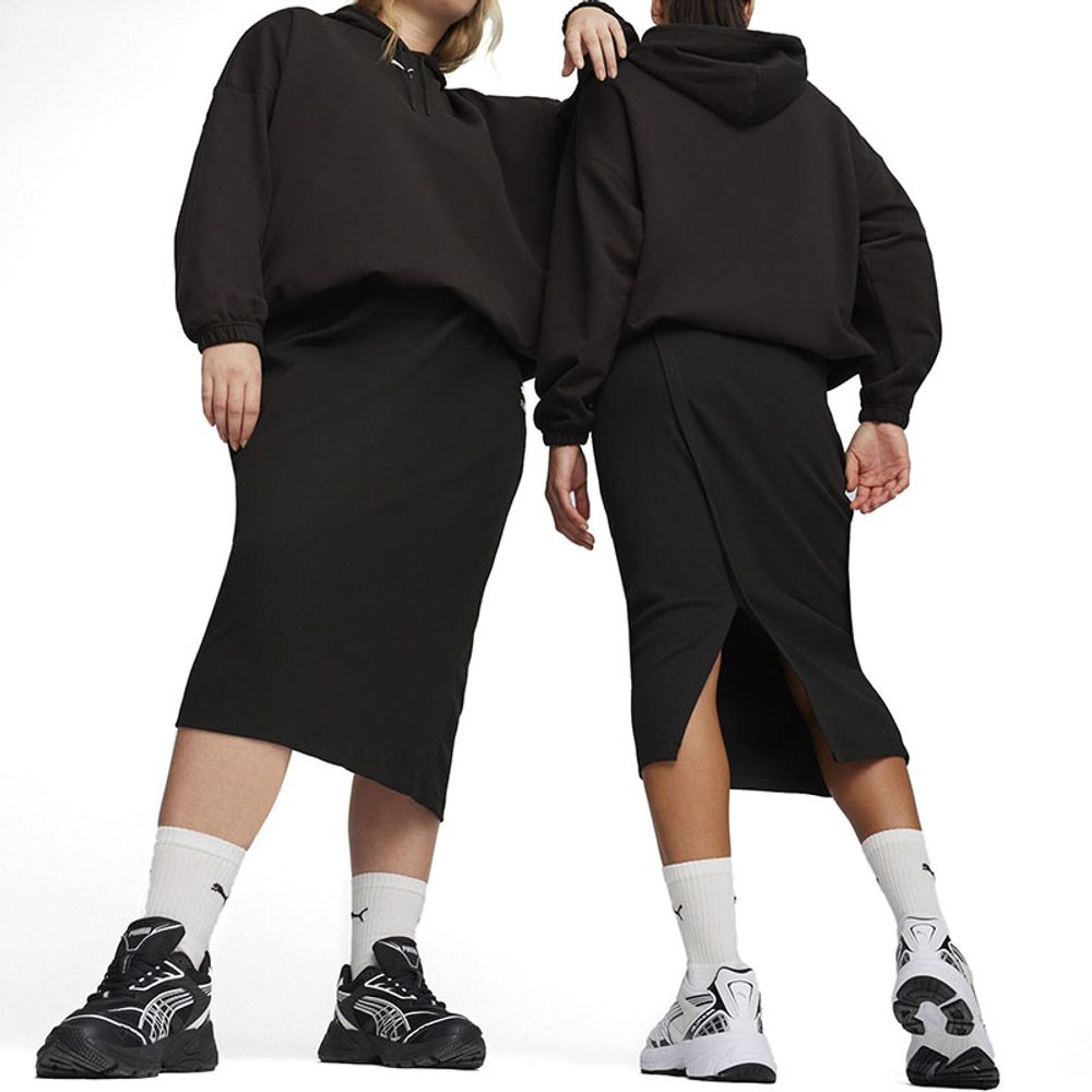 Puma Suknja Classics Ribbed Midi Skirt slika 4