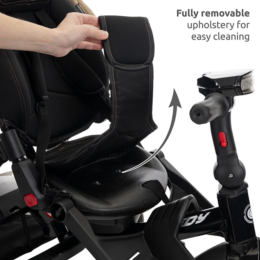 Lorelli Tricikl sa rotirajućim sjedištem Speedy 360°, Red/Black slika 14