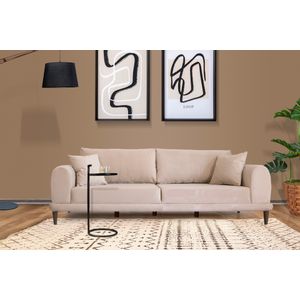 Nero - NQ6-172 Cream 3-Seat Sofa