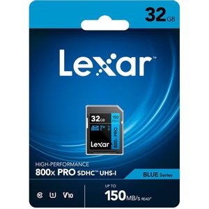 Lexar SD 32GB 800x Pro SDHC UHS-I cards memorijska kartica