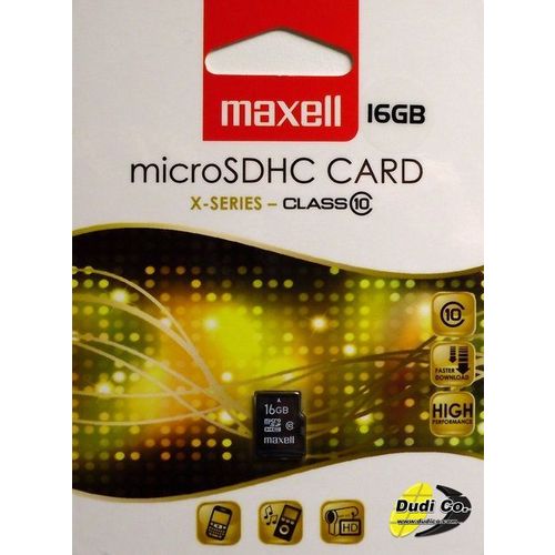 Maxell micro sdhc 16gb x-series+adapter, class 10 slika 1