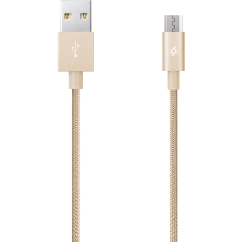 Ttec Kabel - Micro USB to USB (1,20m) - Gold - Alumi Cable slika 1