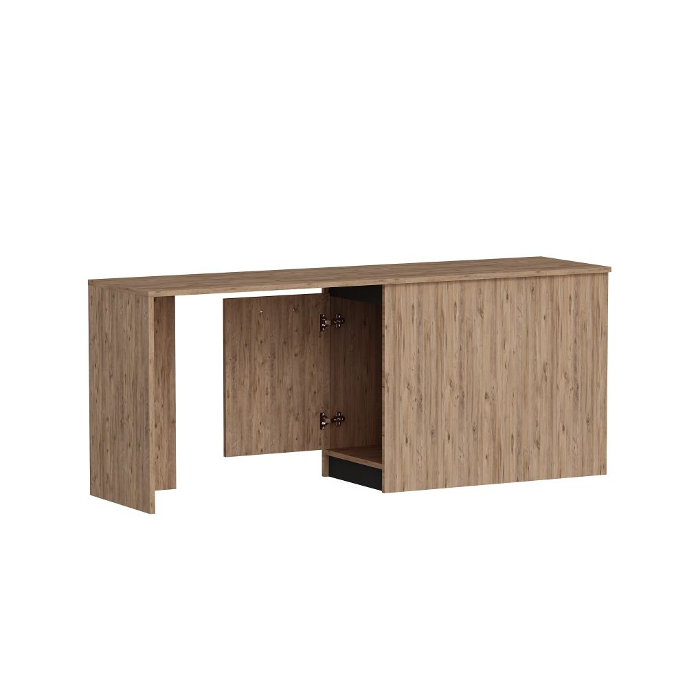 Akser - Radni Sto Atlantic Pine u Antracit Boji slika 4