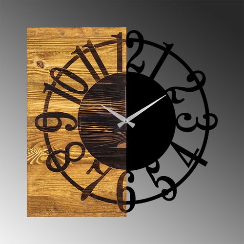 Wallity Ukrasni drveni zidni sat, Wooden Clock 1 slika 6