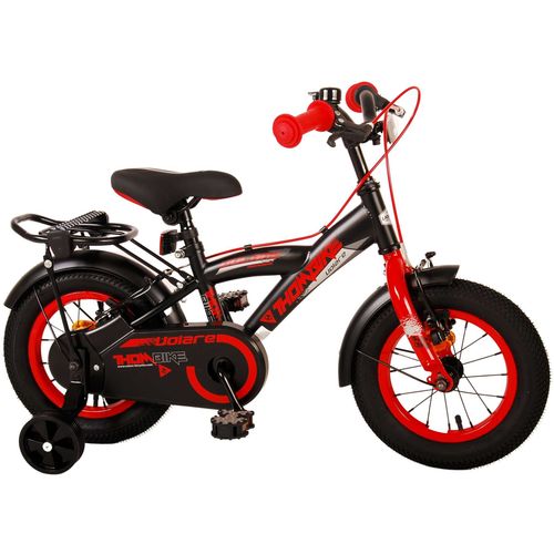 Volare dječji bicikl Thombike 12" s dvije ručne kočnice crno-crveni slika 2