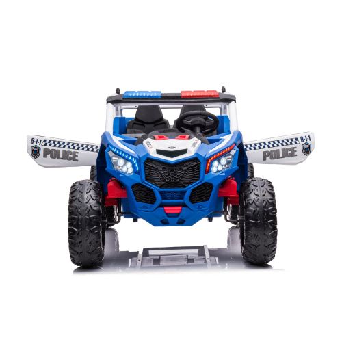 Buggy na akumulator XB-2118 Police 4×4 – dvosjed – plavi slika 7