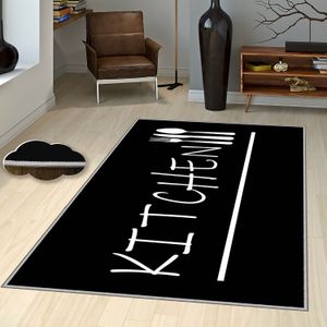 Tanki višebojni tepih sa digitalnim printom KITCHEN (80 x 120 cm) EEXFAB869