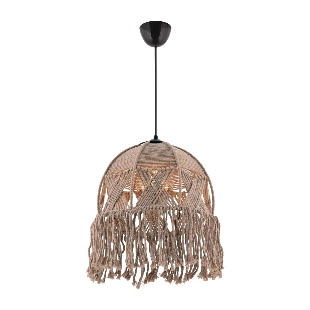 Luster Tona Brown sa Makrame Poklopcem slika 3