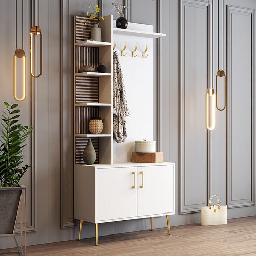 Viyana D - White, Gold White
Gold Hall Stand slika 3