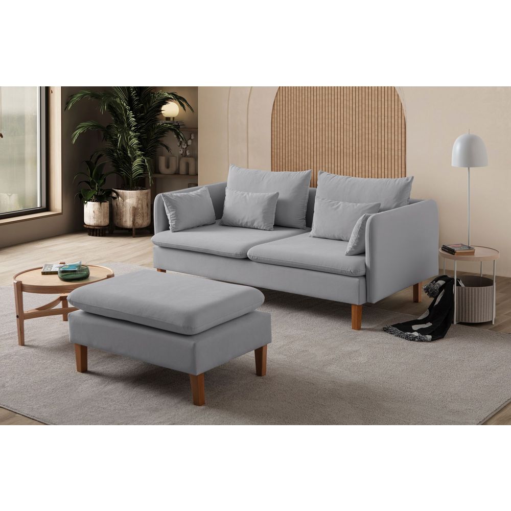 Trosjed Sofa Flexy - Siva slika 3