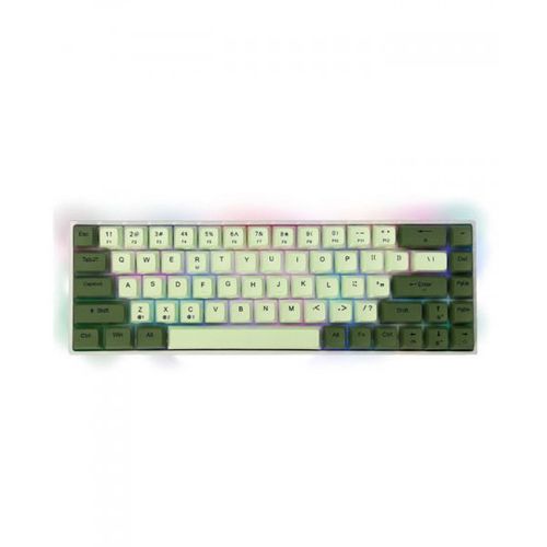 Tastatura AULA F3068, zeleno/bela, mehanicka, Bluetooth slika 2