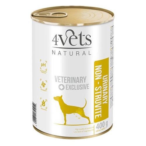 4Vets Natural Dog Veterinarska Dijeta Urinary Non-Struvite 400g slika 1