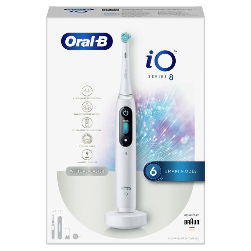 Oral-B električna četkica iO8 WHITE ALABASTER slika 12