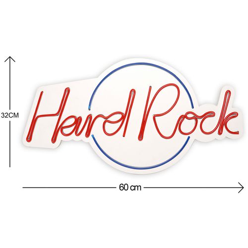 Wallity Hard Rock - Plava, Crvena Plavo
Crvena Dekorativna Plastična Led Rasveta slika 5