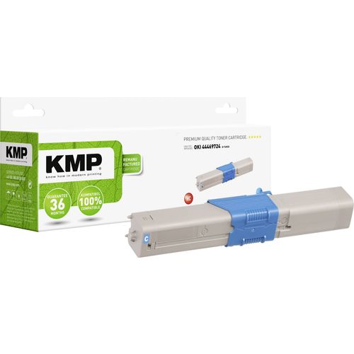 KMP toner zamijenjen OKI 44469724 kompatibilan cijan 5000 Stranica O-T49CX slika 2