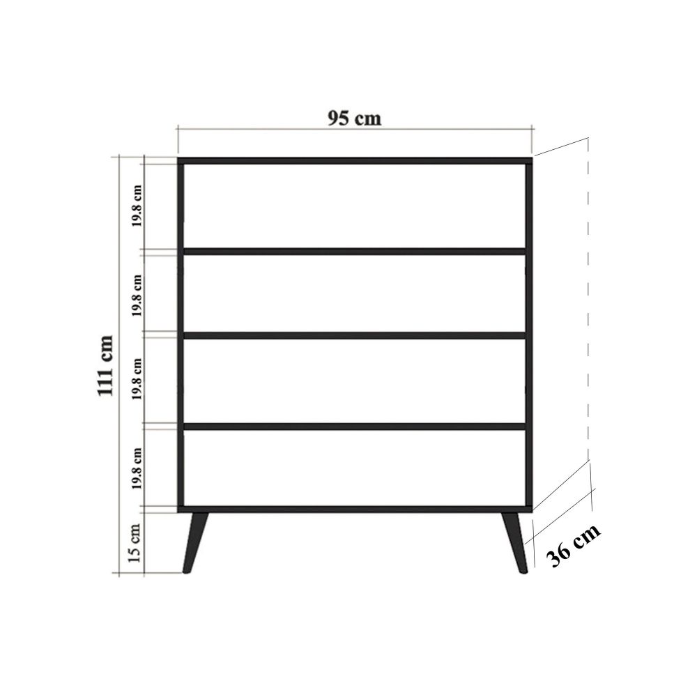 Multilux - 731 - 0900 Sonomo Komplet Namještaja za Hodnik slika 10