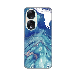 Torbica Silikonska Print za Honor 90 Blue Marble