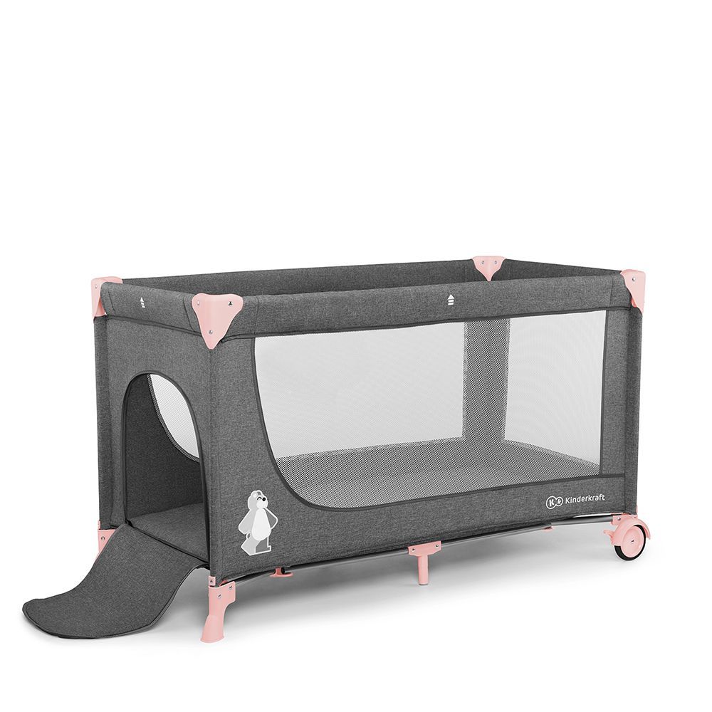Kinderkraft Vikend krevetac JOY, Pink slika 2