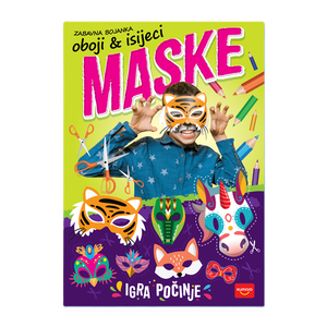 Kumaro Zabavna bojanka Oboji & Isijeci - Maske