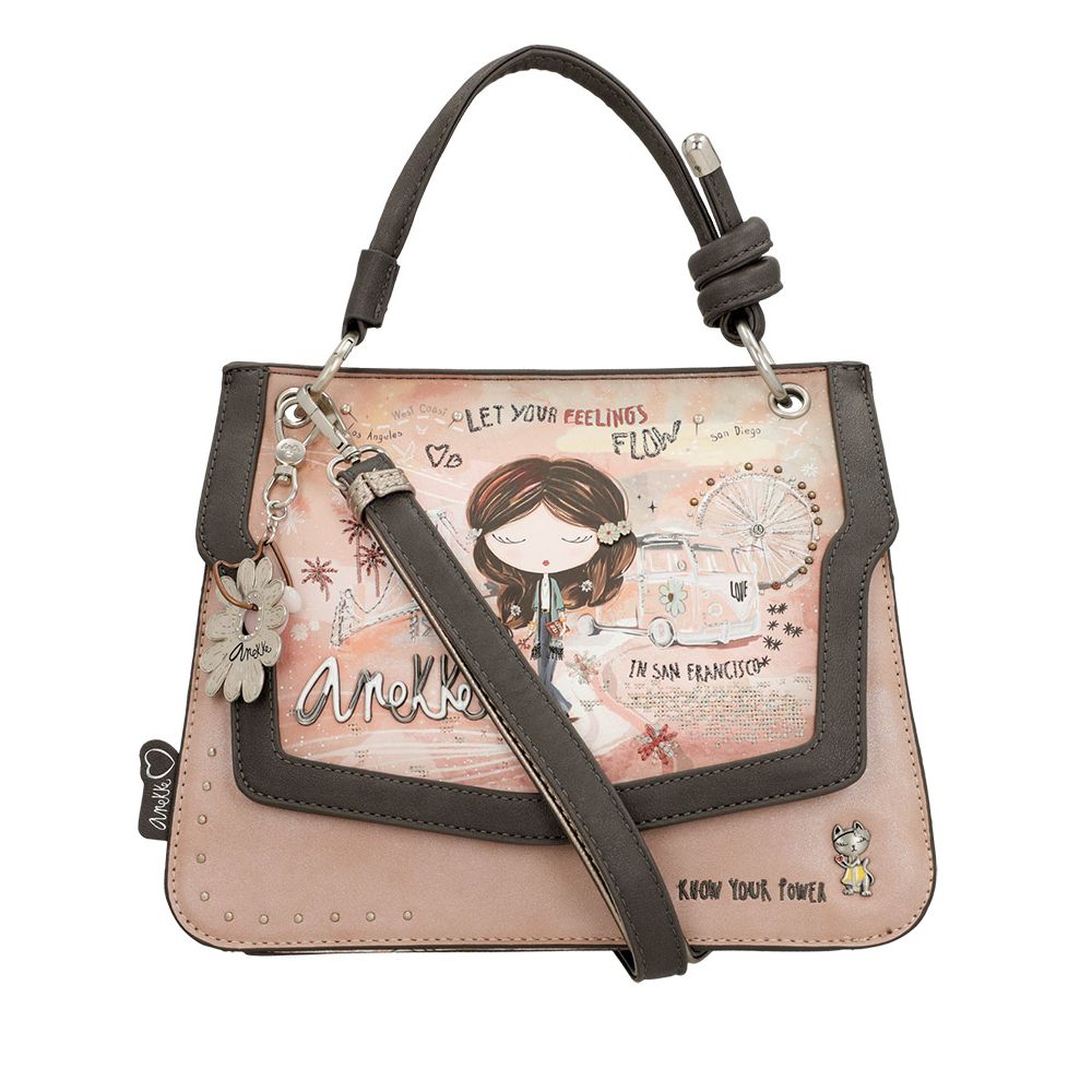 Torba fashion Anekke SS24 Peace&amp;Love pink M-28x22x10cm 38823-403 P20 NETTO slika 9