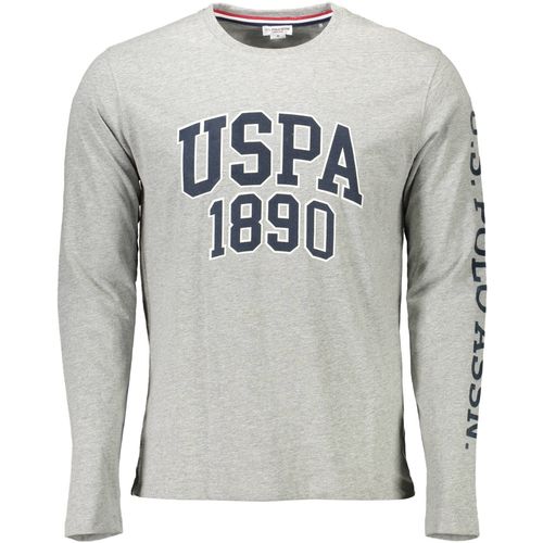 US POLO GRAY MEN'S LONG SLEEVE T-SHIRT slika 1